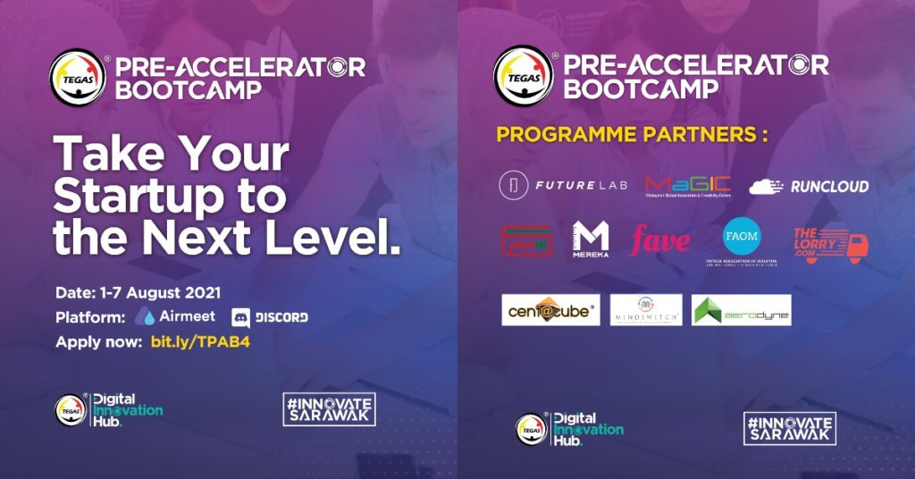 Peluang Dibimbing Oleh Pengasas Fave, Jom Sertai TEGAS Pre-Accelerator Bootcamp 2021