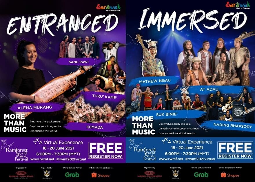 Pertama Kali Dalam Sejarah, Rainforest World Music Festival 2021 Dianjurkan Secara Virtual Dan Percuma!