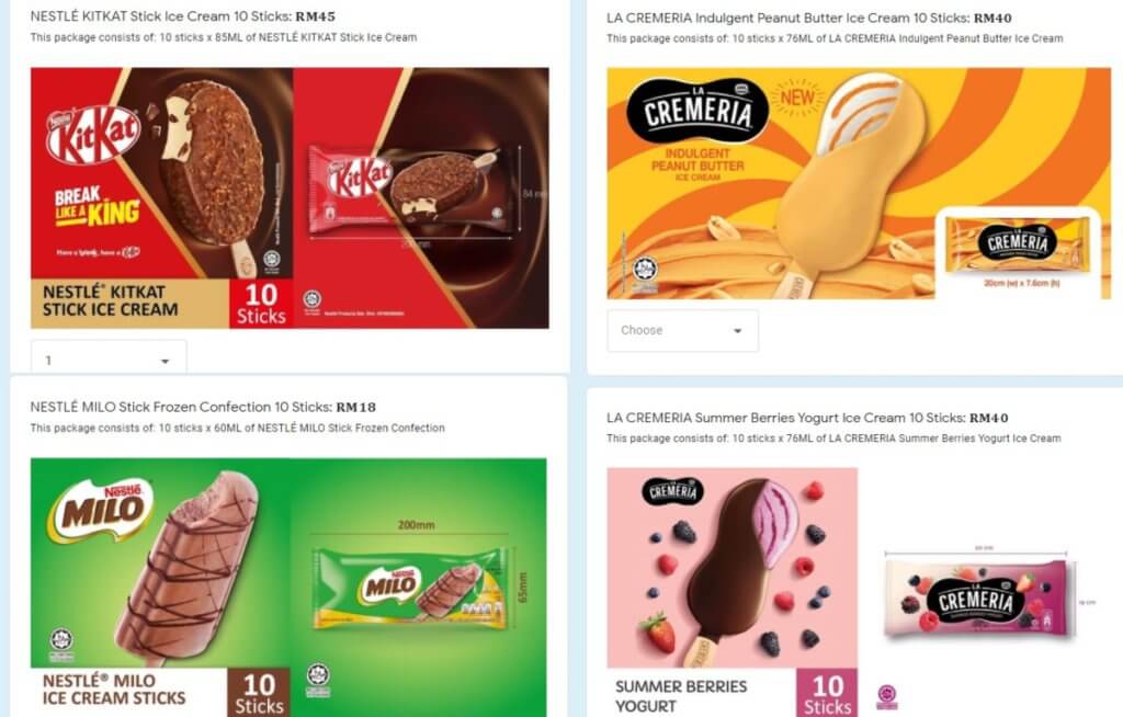 Ini Cara Buat Pesanan Aiskrim Nestlé Di Sabah Sarawak, Siap Hantar Sampai Depan Rumah!