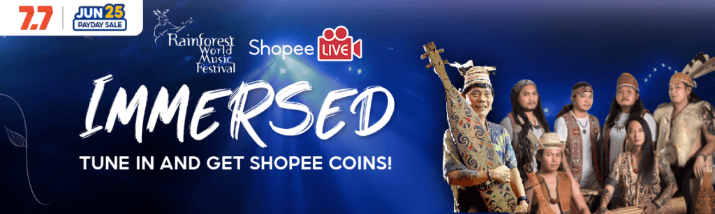 Tonton RWMF Dan Borneo Jazz Festival 2021 Di Shopee Live Dan Rebut Peluang Menangi PlaysStation5