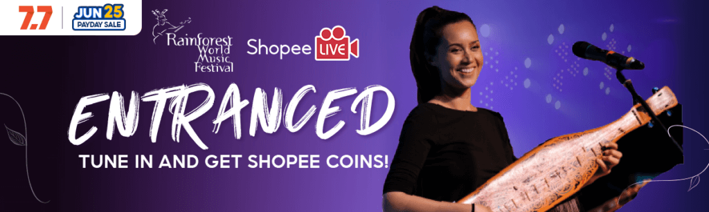 Tonton RWMF Dan Borneo Jazz Festival 2021 Di Shopee Live Dan Rebut Peluang Menangi PlaysStation5