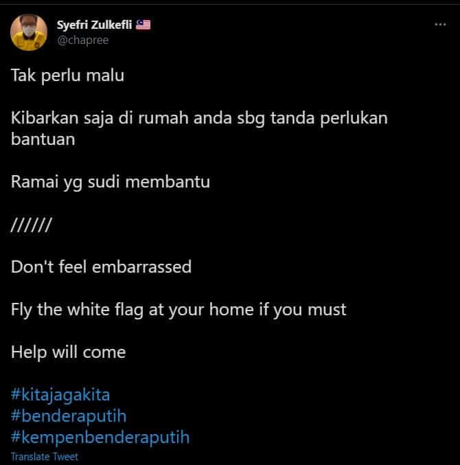 Ini Perkara Yang Anda Mesti Tahu Tentang #KempenBenderaPutih