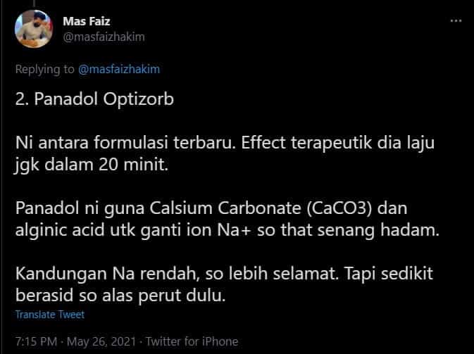 Ini 6 Jenis Panadol Dengan Fungsi Berbeza, Pesakit Darah Tinggi Dilarang Makan No. 1