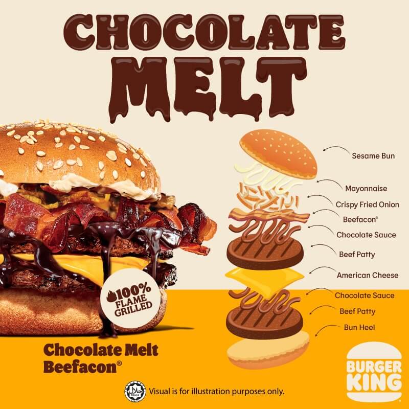 Sedap Ke? Ini Review Jujur Kami Tentang Burger Sos Coklat Viral Burger King
