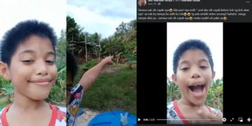 [VIDEO] - 'Aku Sik Cayak Kebun Tok Nang Kacak Viewnya', Video Budak Ini Buat Netizen Terhibur