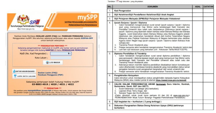 Ini Panduan Sistematik Untuk Muat Naik Dokumen Permohonan Khas Guru One Off Kpm 2021