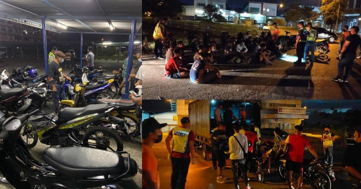 Padah Lakukan Wheelie Di Hadapan Polis Di Kuching, Remaja 17 Tahun Ditangkap