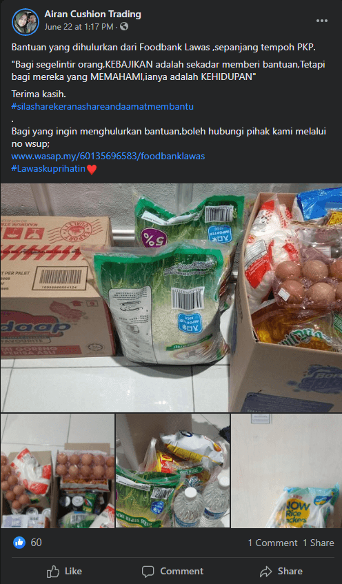 Bagi Mereka Yang Memerlukan Di Musim PKP, Ini Adalah Senarai 'Food Bank' Yang Boleh Didapati Di Sarawak