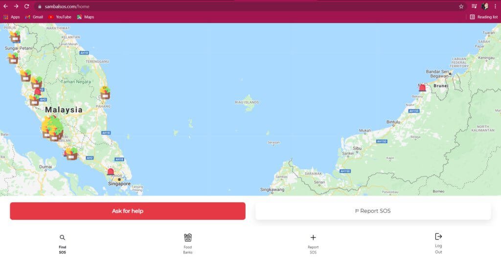 2 Platform Ini Bolehkan Anda Kibar 'Bendera Putih' Secara Online Dan Lihat Senarai Bank Makanan