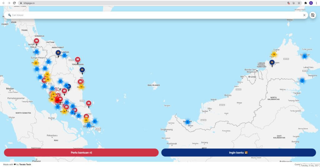 2 Platform Ini Bolehkan Anda Kibar 'Bendera Putih' Secara Online Dan Lihat Senarai Bank Makanan