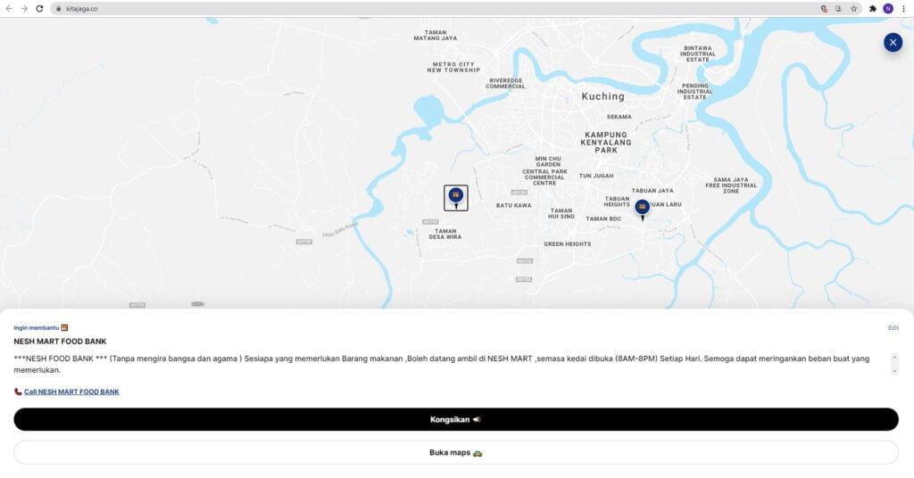 2 Platform Ini Bolehkan Anda Kibar 'Bendera Putih' Secara Online Dan Lihat Senarai Bank Makanan