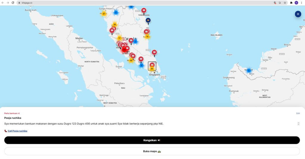 2 Platform Ini Bolehkan Anda Kibar 'Bendera Putih' Secara Online Dan Lihat Senarai Bank Makanan