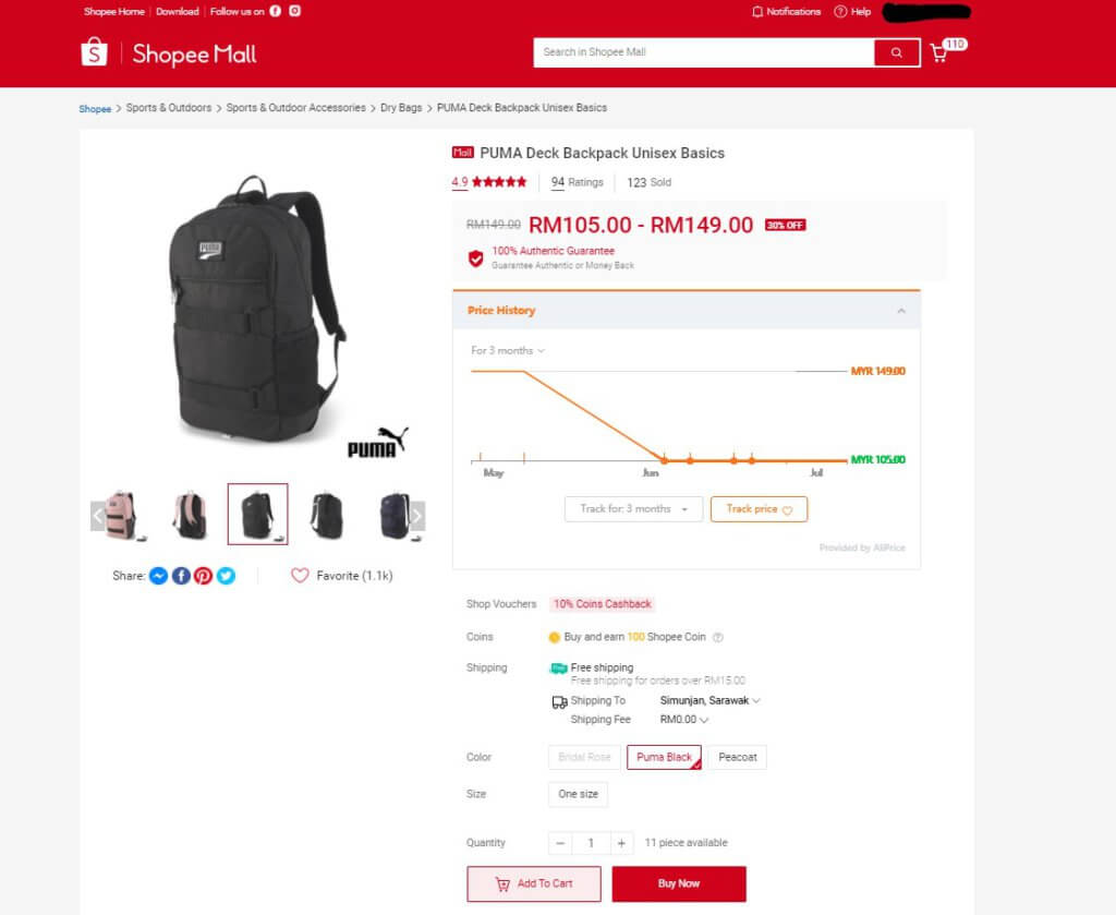 Dengan Chrome Extension Ini, Anda Boleh Pantau Naik Turun Harga Barangan Di Shopee Dan Lazada