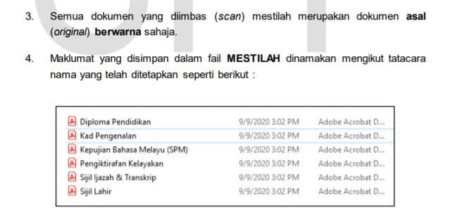Ini Panduan Sistematik Untuk Muat Naik Dokumen Permohonan Khas Guru One-Off KPM 2021