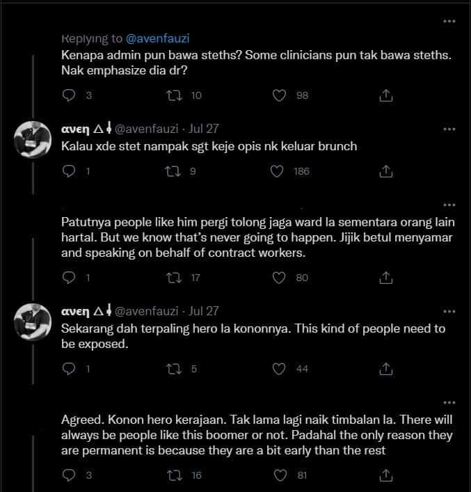 Berpakat Untuk Tangkap Jika Teruskan Hartal, Netizen Jijik Dengan Tindakan Doktor Tetap Di Tawau Ini