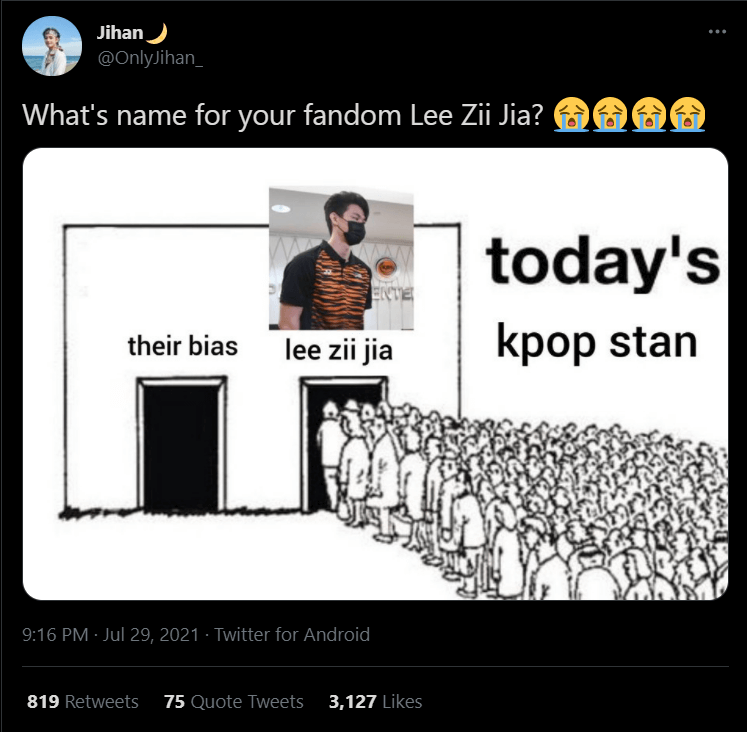 Lee Zii Jia Berjaya Curi Perhatian Peminat K-pop Sehingga Gelar Diri Mereka Shattleheart