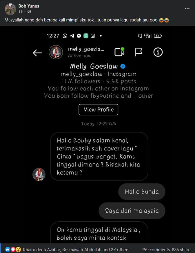 Pemuda Bersuara Lunak Dari Sarawak Ini Tular Di Indonesia Sehingga Dilamar Melly Goeslaw