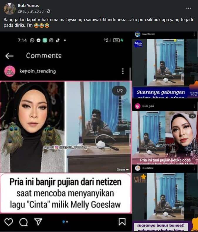 Pemuda Bersuara Lunak Dari Sarawak Ini Tular Di Indonesia Sehingga Dilamar Melly Goeslaw