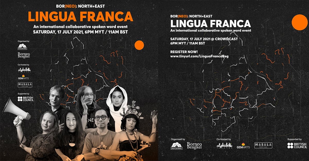 Peminat Puisi Wajib Tonton 'Lingua Franca', Acara Dalam Talian Hasil Kolaborasi Sarawak Dan England Utara