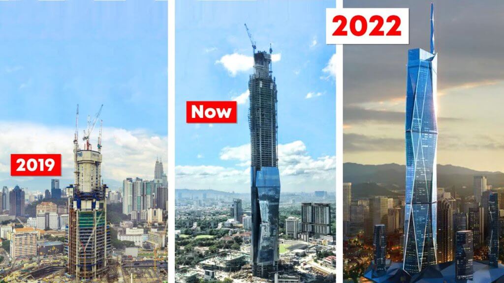 Sungguh Hebat, Menara Merdeka PNB118 Malaysia Akan Menjadi Pencakar Langit Kedua Tertinggi Di Dunia