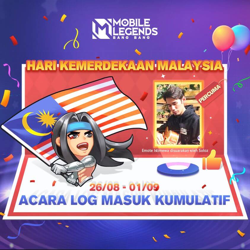 'Maharaja' Soloz Pecah Rekod, Orang Malaysia Pertama Dipilih Jadi Suara Latar Emote Mobile Legend