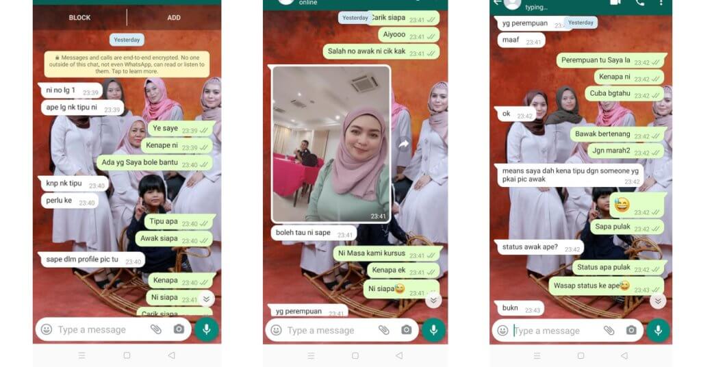 6 Tahun Bercinta Di Alam Maya, Rupanya Kena Scam Dengan Gambar Bini Orang