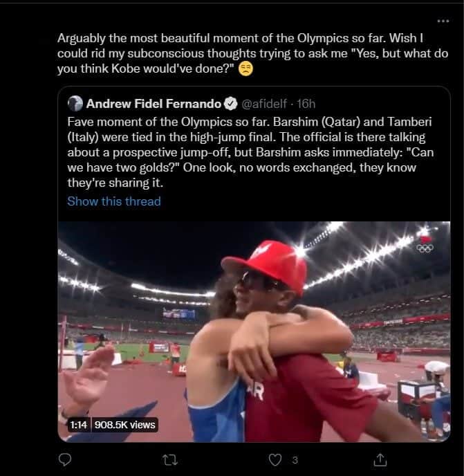 Catat Rekod Seri, Keputusan Atlet Qatar Dan Itali Yang Sudi Kongsi Pingat Emas Ini Menyentuh Hati Dunia