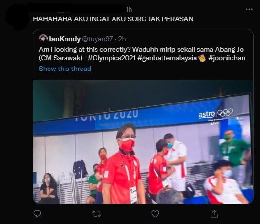 Wajah Jurulatih Terjun Jepun Yang Mirip Ketua Menteri Sarawak Ini Jadi Bualan Netizen