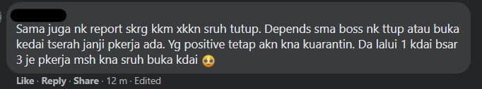 Majikan Di Kuching Paksa Pekerja Positif Turun Kerja, Lelaki Ini Rayu Cadangan Untuk Buat Aduan