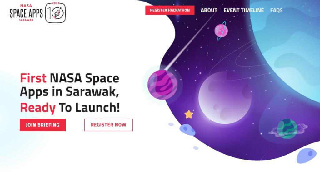 Sertai NASA Space Apps Hackathon, Hackathon 48 Jam Pertama Dianjurkan Sarawak Bersama NASA