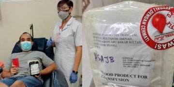 Hanya Terdapat Pada Etnik Bidayuh, Darah Rare Lelaki Sarawak Ini Diterbangkan Untuk Seorang Ibu Di Johor Bahru