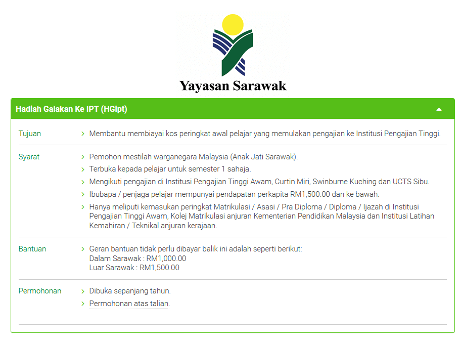 Anak Sarawak Bakal Melanjutkan Pelajaran Di Universiti, Jangan Lupa Mohon Hadiah Galakan Yayasan Sarawak