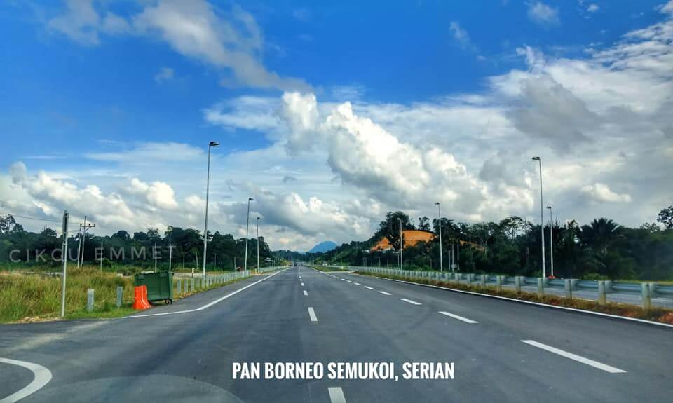 Lihat Keadaan Terkini Lebuh Raya Pan Borneo Serian-Sri Aman, Makin 'Smooth'!
