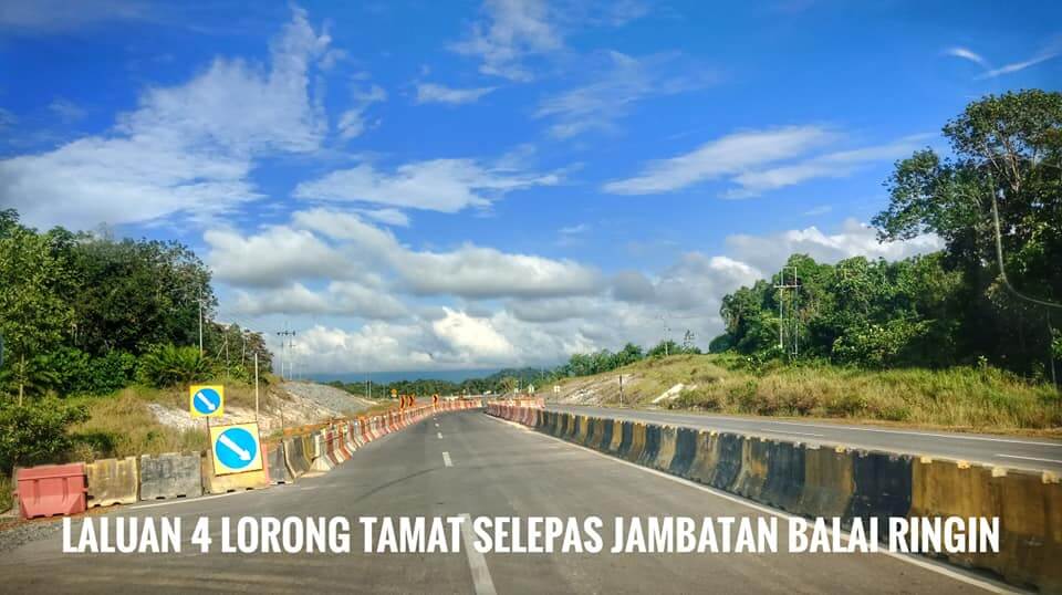 Lihat Keadaan Terkini Lebuh Raya Pan Borneo Serian-Sri Aman, Makin 'Smooth'!