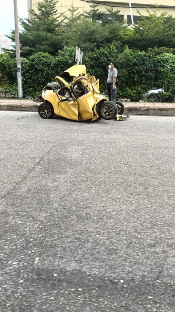 Mangsa Terselamat Dari Nahas Myvi Remuk Dilanggar Lori, Pemandu Rupanya Positif Dadah