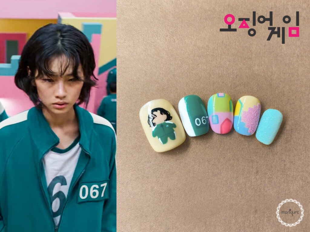 Minat Siri Squid Game? Anda Boleh Beli Press On Nails Dari Salun Kuku Ini!