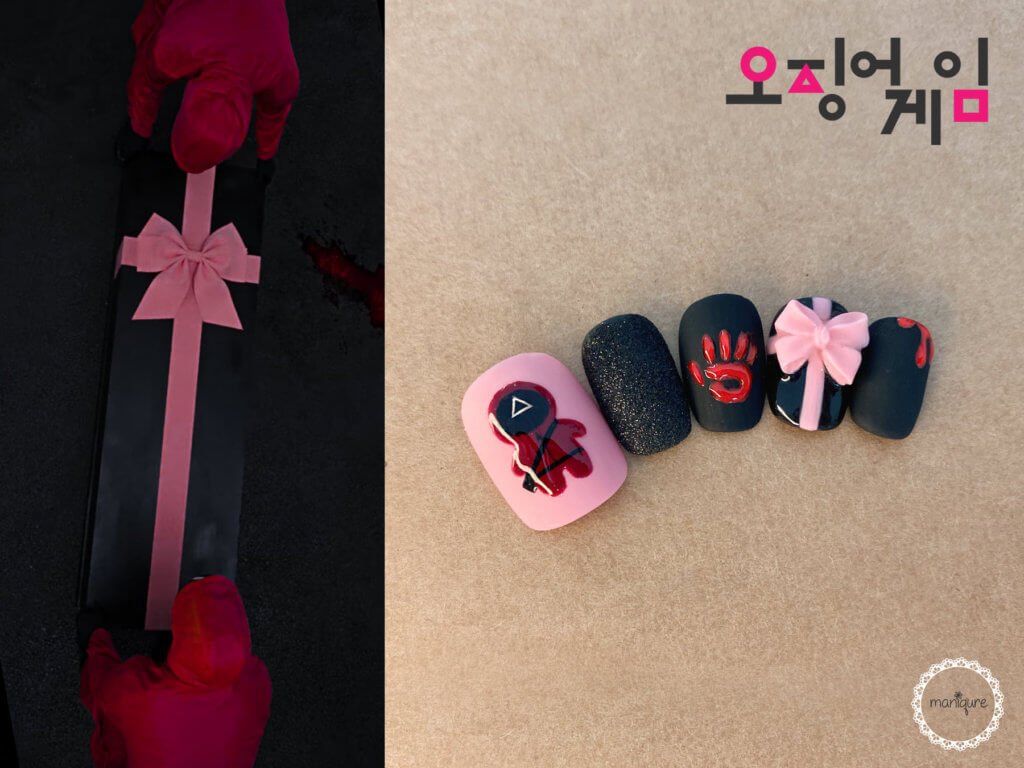 Minat Siri Squid Game? Anda Boleh Beli Press On Nails Dari Salun Kuku Ini!