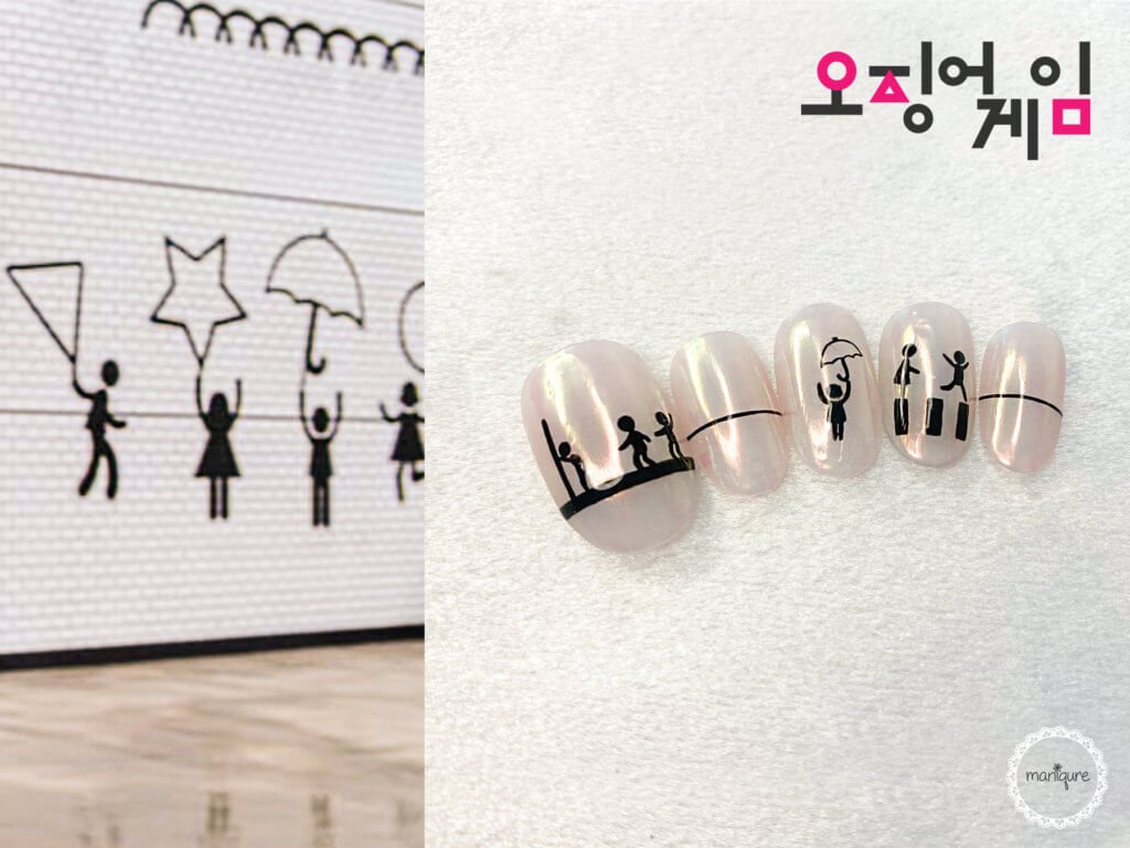 Minat Siri Squid Game? Anda Boleh Beli Press On Nails Dari Salun Kuku Ini!