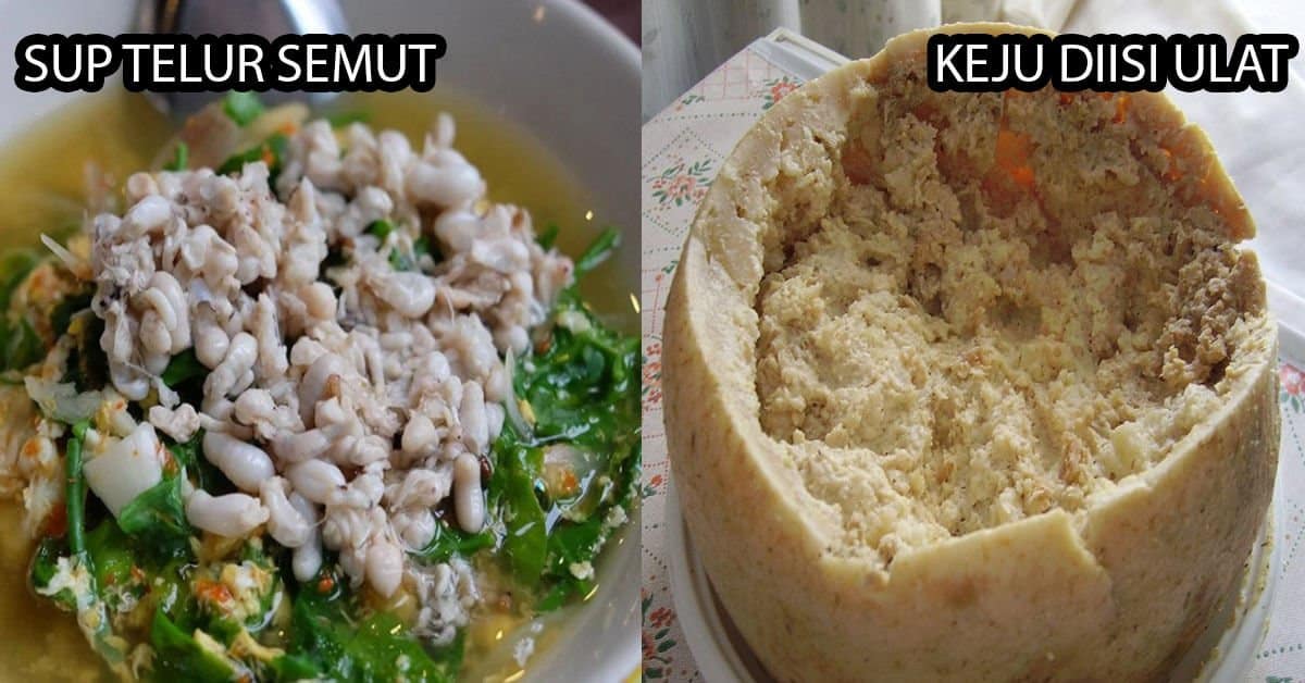 Aneh Tapi Wujud, Ini 5 Makanan Unik Yang Mungkin Tak Dapat Diterima Oleh Orang Lain