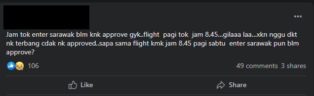 Netizen Persoal Sistem enterSarawak Yang 'Rutit', Bermasalah Dan Kesukaran Yang Tidak Berkesudahan