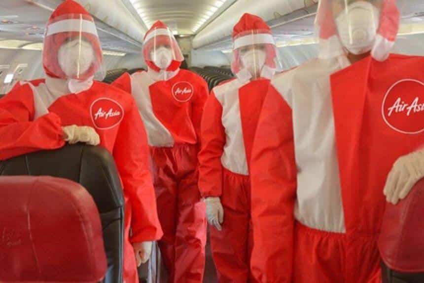 Hanya Mereka Yang Lengkap Vaksin Sahaja Diterima Dalam Penerbangan Air Asia