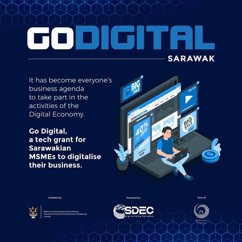 Ini 3 Langkah Mudah Usahawan Sarawak Boleh Dapatkan Perkakas Digital Percuma Melalui Program GO DIGITAL