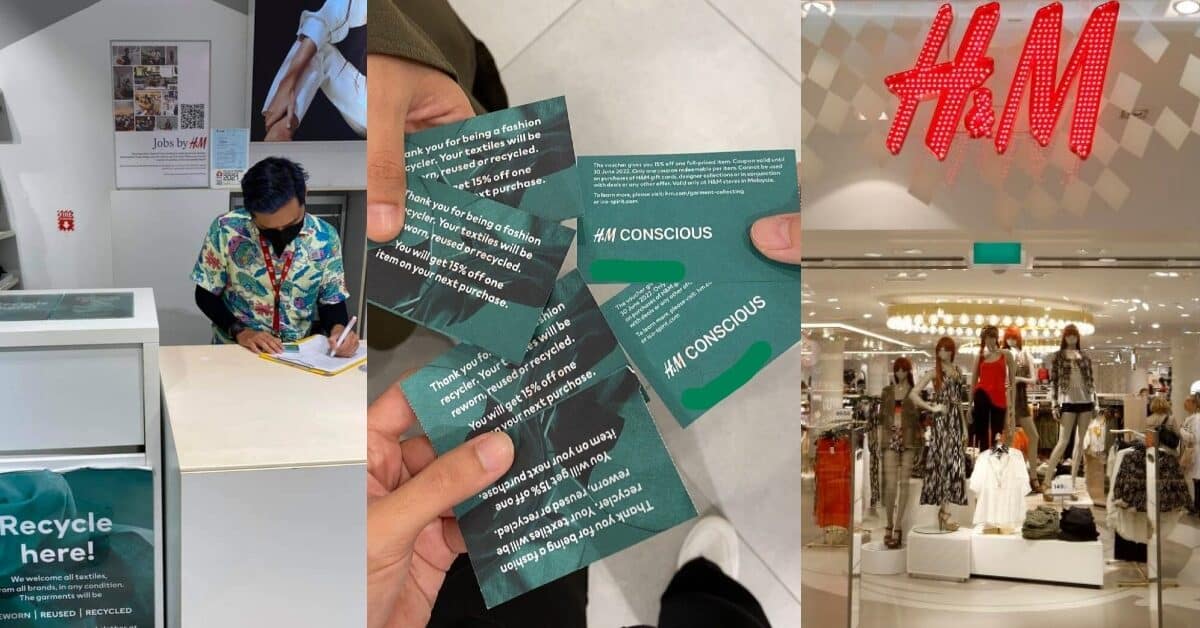 Hantar Baju Terpakai Ke H&M Anda Boleh Dapatkan Baucar Diskaun, Ini Caranya