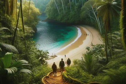 Jungle Trekking Di Taman Bukit Tumbina Bintulu, Trail Hutan Santai Menuju Ke Pantai