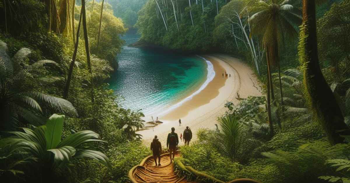 Jungle Trekking Di Taman Bukit Tumbina Bintulu, Trail Hutan Santai Menuju Ke Pantai