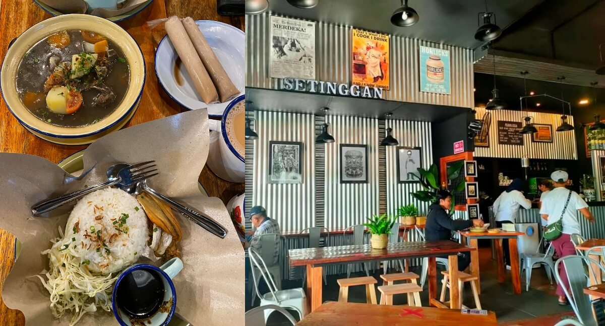 Kenali Setinggan Cafe, Kedai Retro Hidangkan Sup Tulang Terbaik Di Sibu