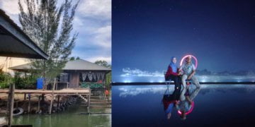 "Punyalah Cantik!" - Tangkap Gambar Sky Mirror Waktu Malam Yang Menakjubkan Di Resort Lahad Datu Ini