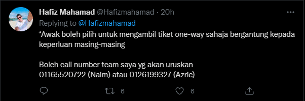 Tak Nak Bazir Kredit Akaun, Influencer Ini Mahu Belanja Tiket Pulang Percuma Ke Sabah dan Sarawak
