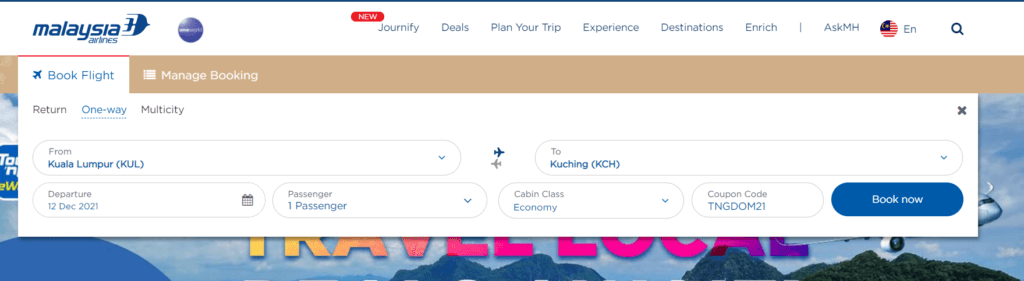 Bayar Guna Touch 'n Go e-Wallet, Dapat Diskaun Sehingga 15% Harga Tiket Domestik MAS! Ini Caranya