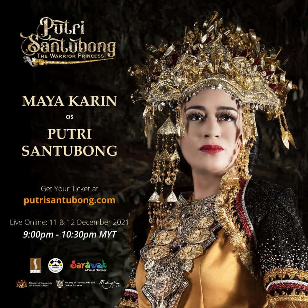 Drama Muzikal Putri Santubong, The Princess Warrior Bakal Ditayangkan Mulai 11 Disember Ini
